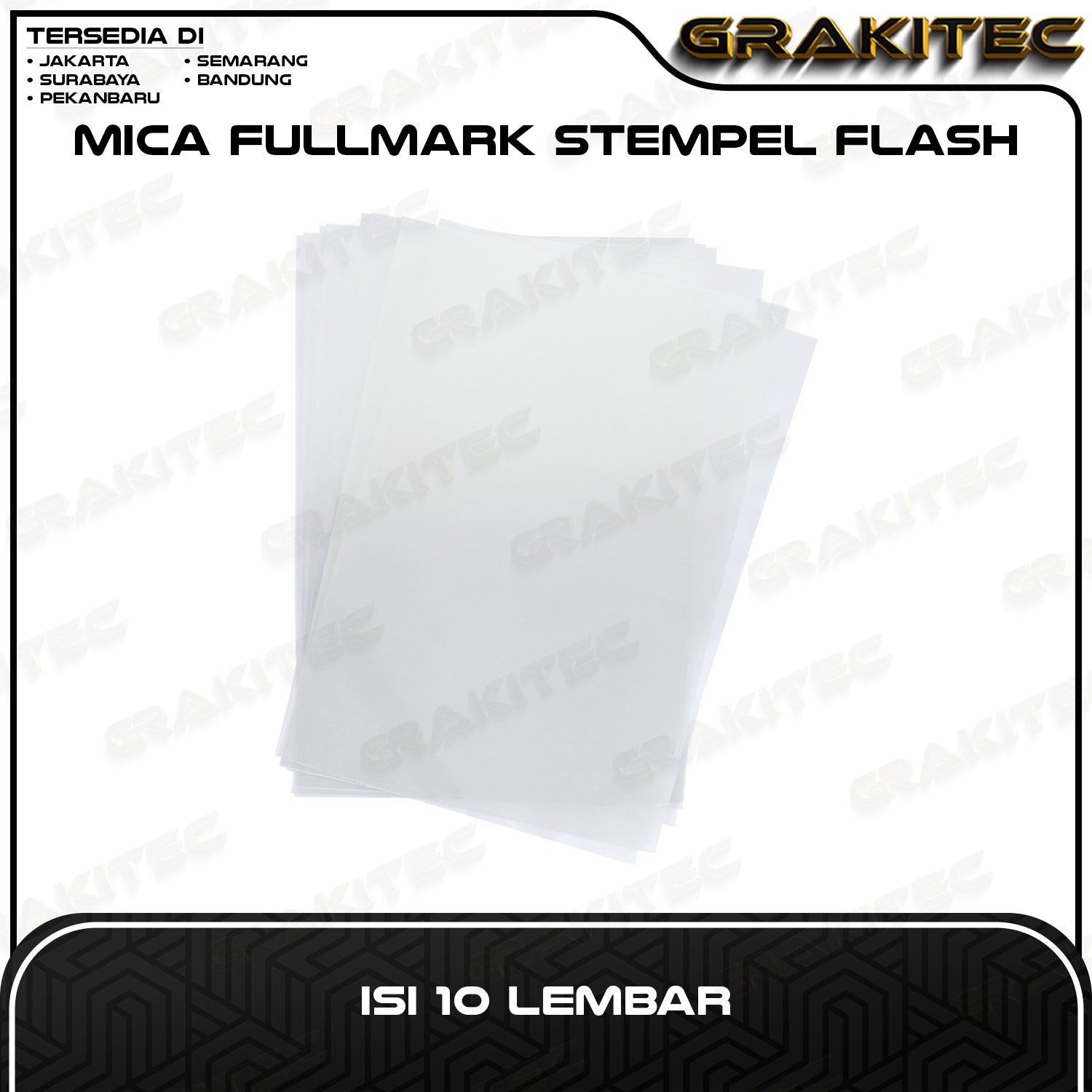 Kertas Kalkir / Tracing Paper Ukuran A4 73 Gsm ( Isi 20L) & Mika|Mica Stempel Fullmark ( Isi 10L ) 100mic/0.10mm