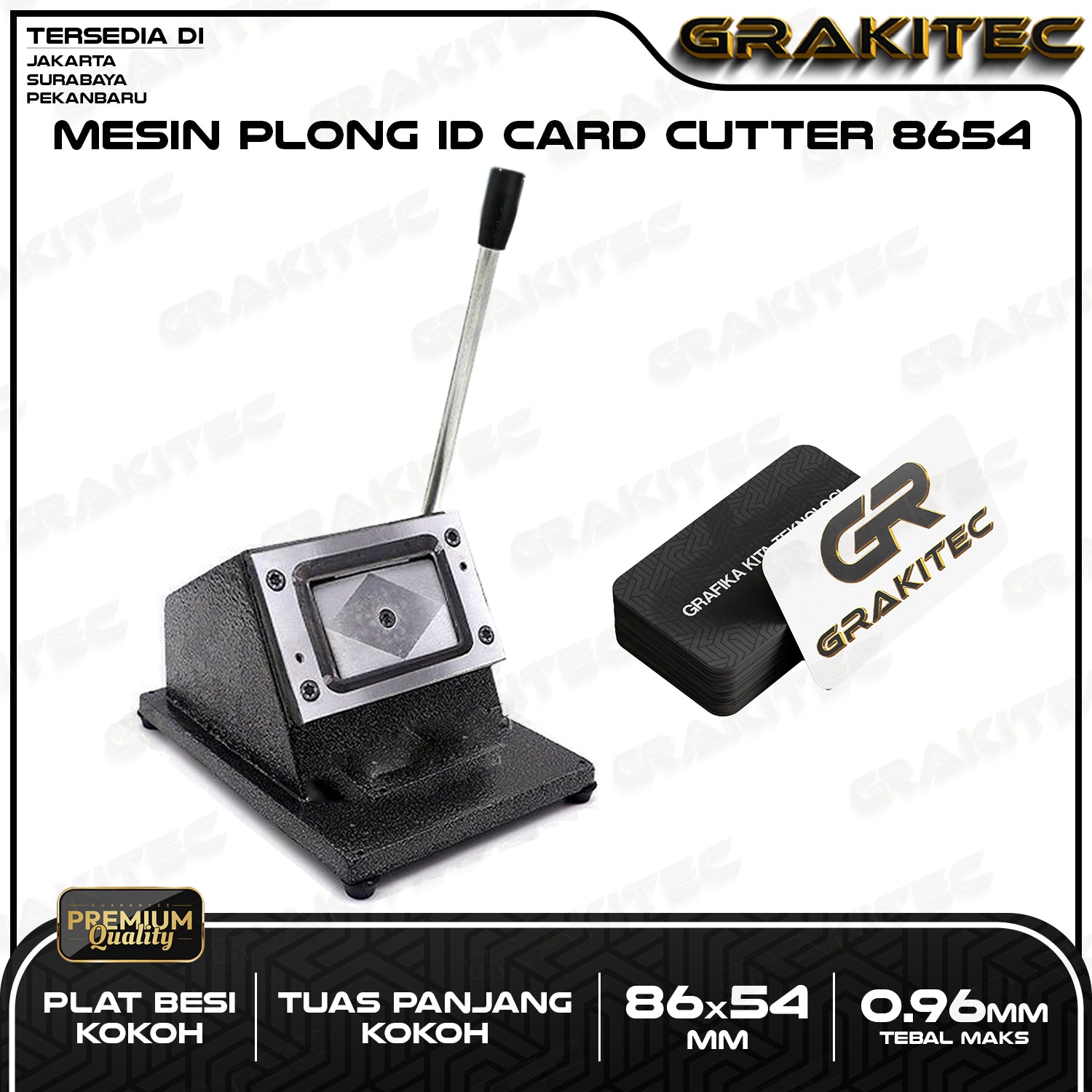 Alat Potong ID Card / PVC Card Cutter GRAKITEC 8654