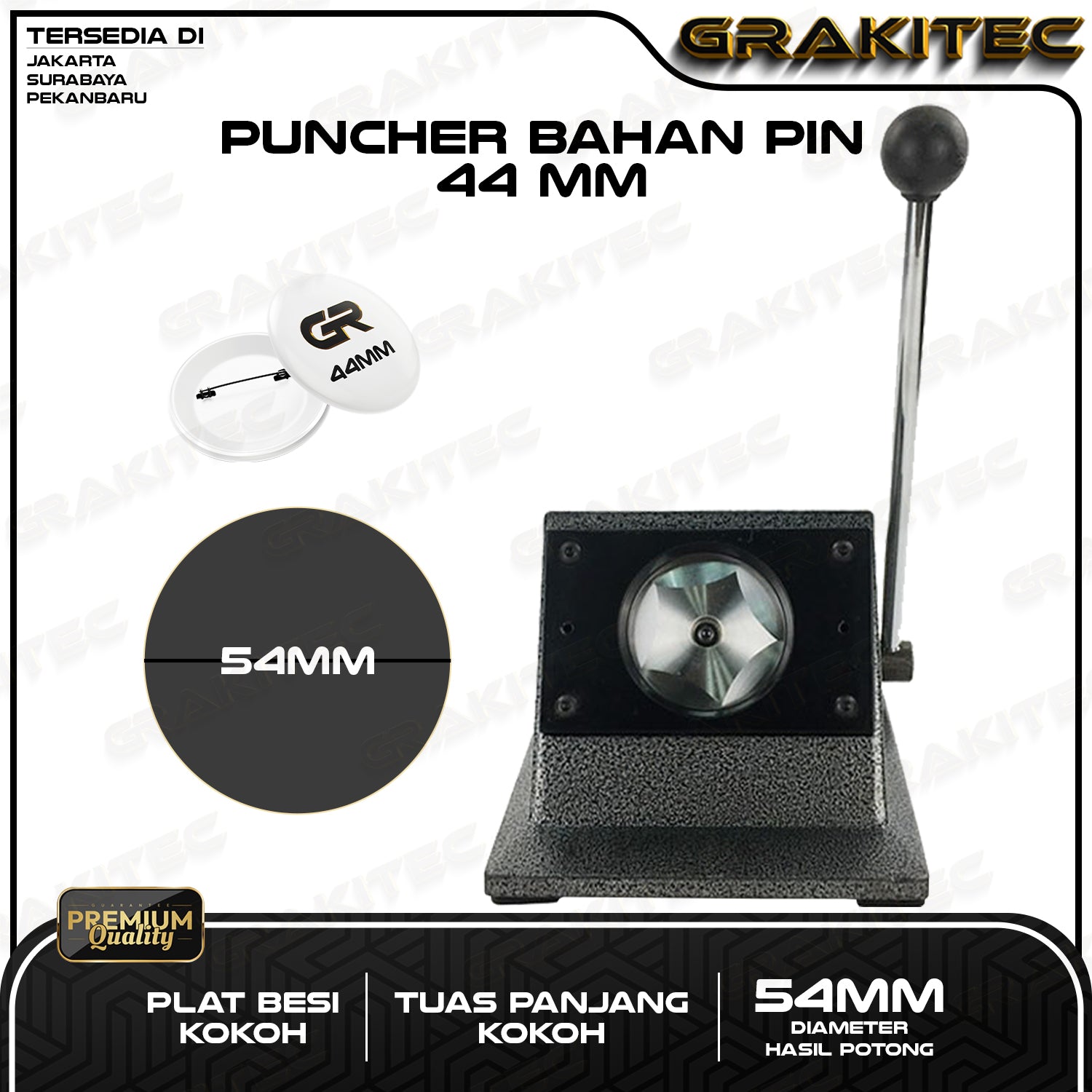 Mesin Puncher Pin Plong Cutter Pin Bahan Pin Alat Pemotong Pin