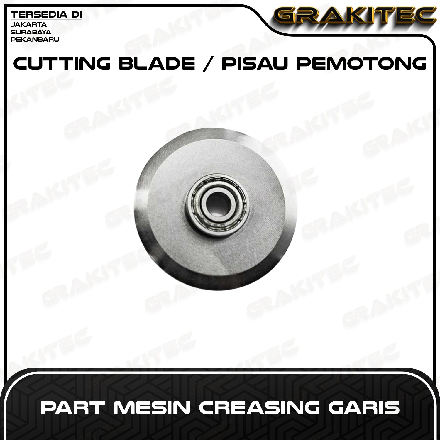 SparePart Mesin Garis Creasing Perforsi Otomatis Grakitec