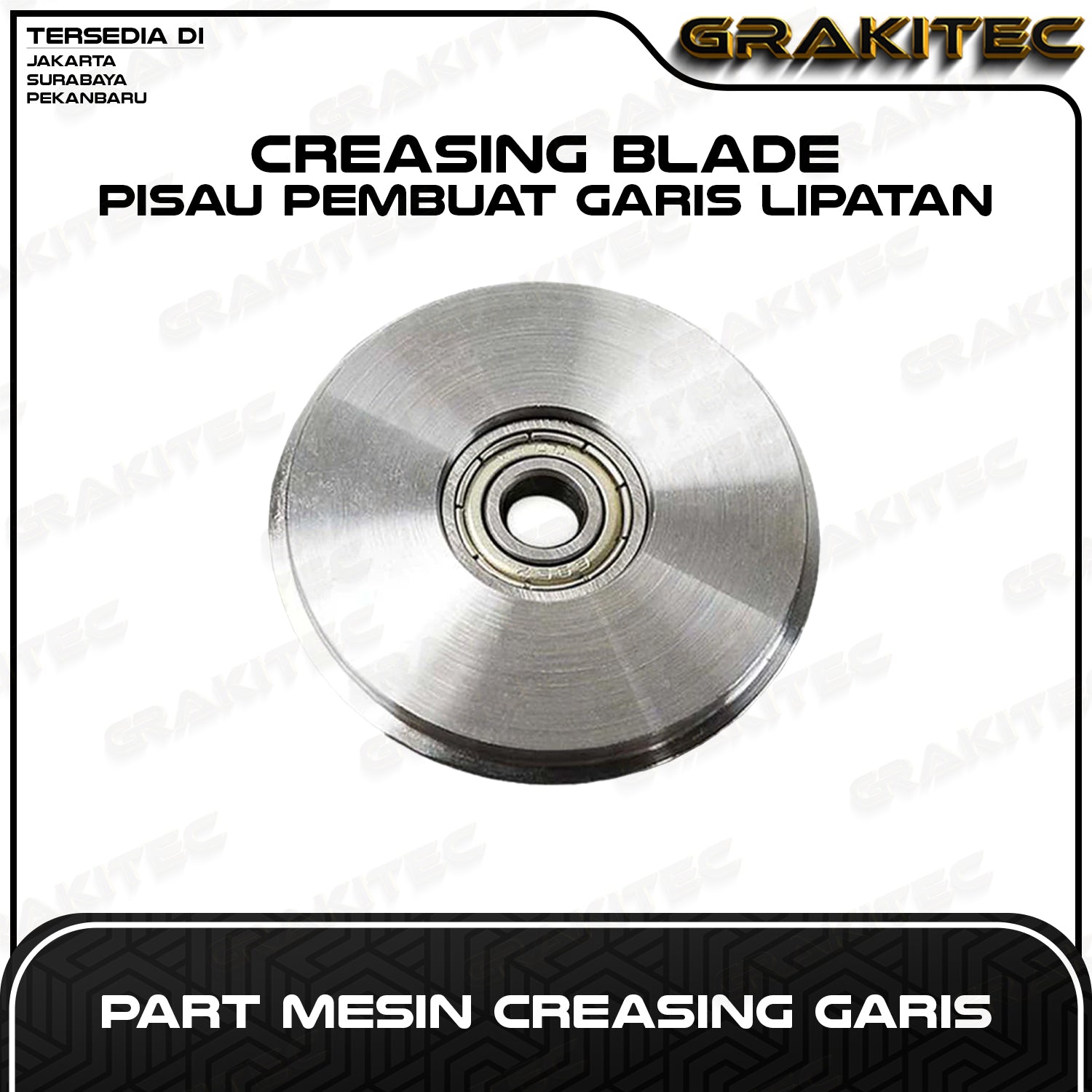 SparePart Mesin Garis Creasing Perforsi Otomatis Grakitec