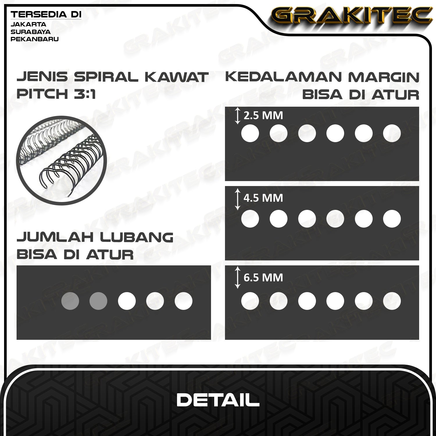 Mesin Jilid Spiral Kawat F4 & A3 T930R Lubang Bulat 3:1 Premium Grakitec Bisa Untuk Kalender Buku Dan Lain nya Not Origin Gemet Kenko Joyko But Grakitec