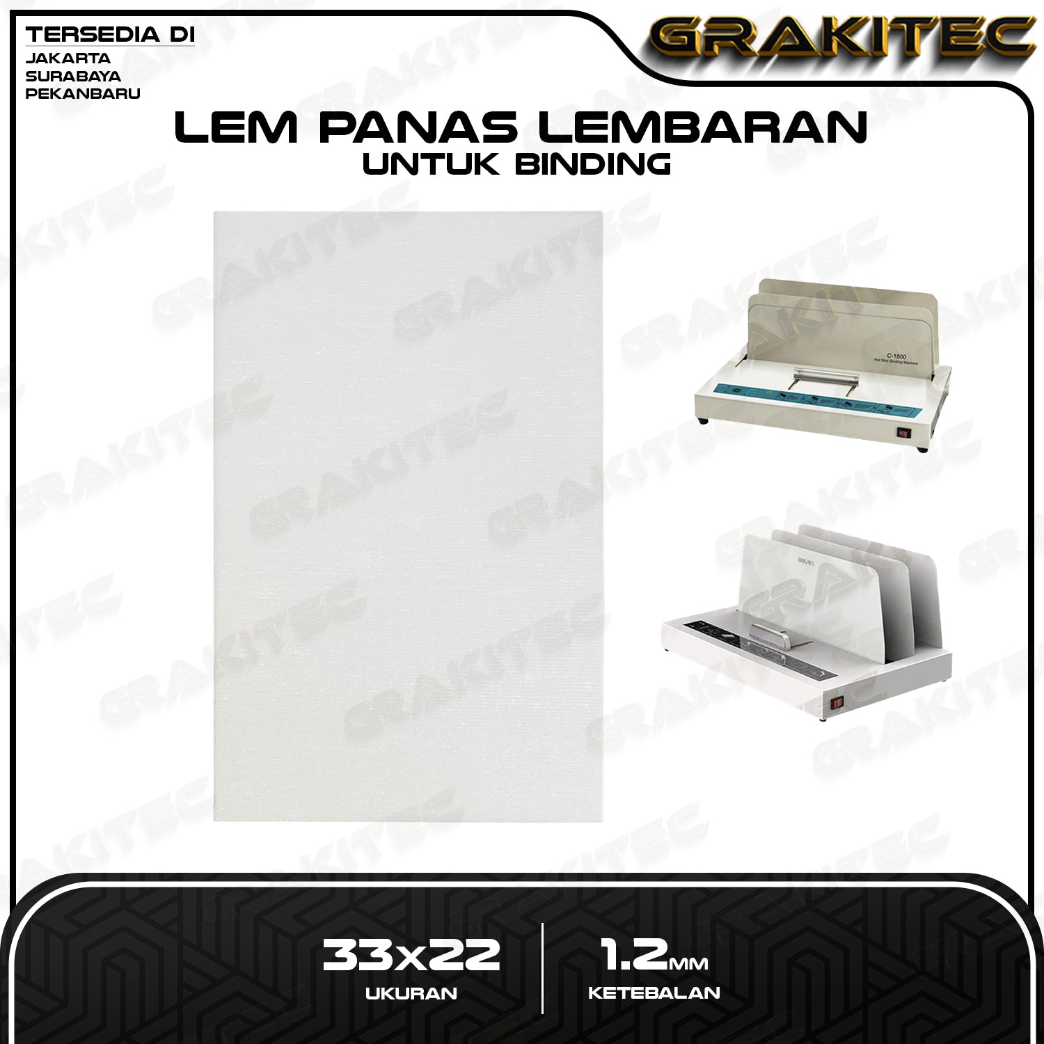 Mesin Jilid Buku Bending SC-2000 A4 Lem Panas Bending Kualitas Premium / Penerbit ( Mesin Binding untuk jilid percetakan) Grakitec