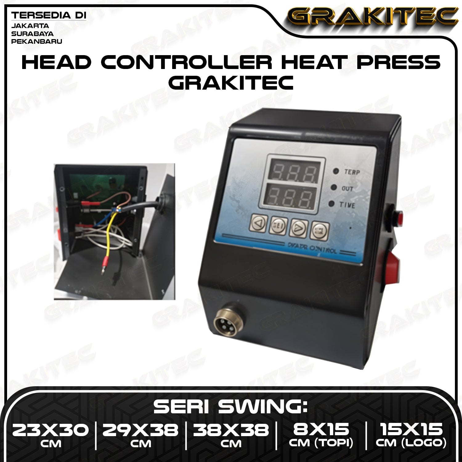 HEAD CONTROLLER / MAINBOARD SPAREPART MESIN HEAT PRESS GRAFIKA KITA GRAKITEC