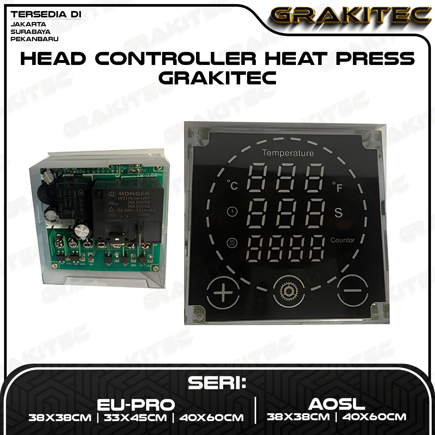 HEAD CONTROLLER / MAINBOARD SPAREPART MESIN HEAT PRESS GRAFIKA KITA GRAKITEC
