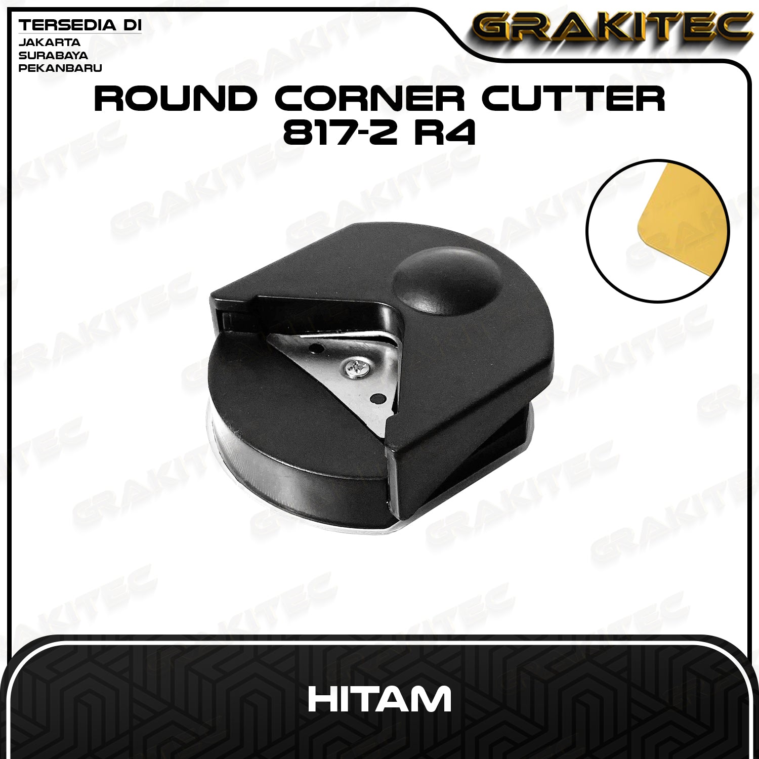 Round Corner Cutter 3 in 1 Pemotong Sudut Corner Puncher Rounder Siku Pemotong Ujung Kertas Plastik pembolong kertas