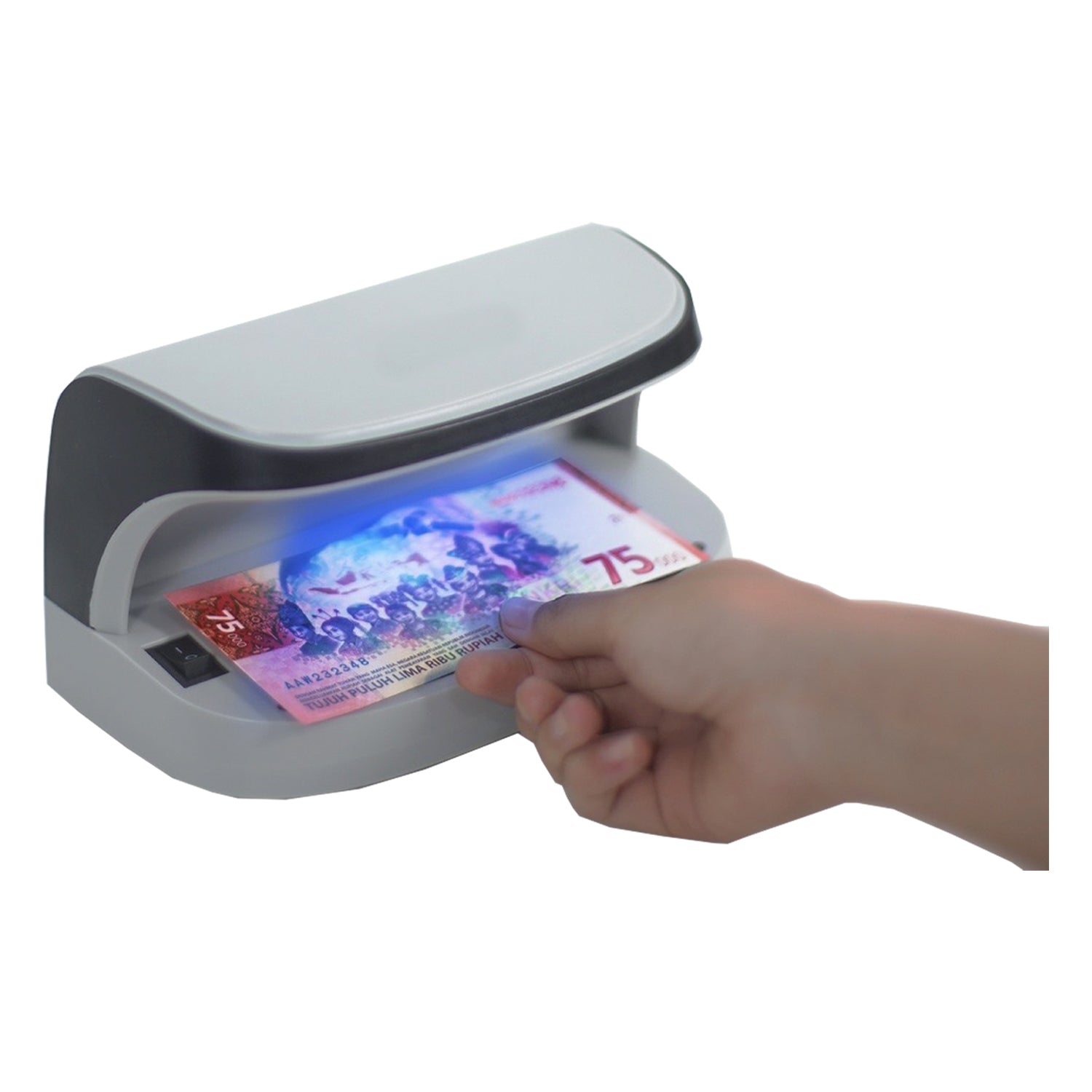 Money Detector - Alat Deteksi Uang Palsu Mesin Pendeteksi Fake Money AL-09