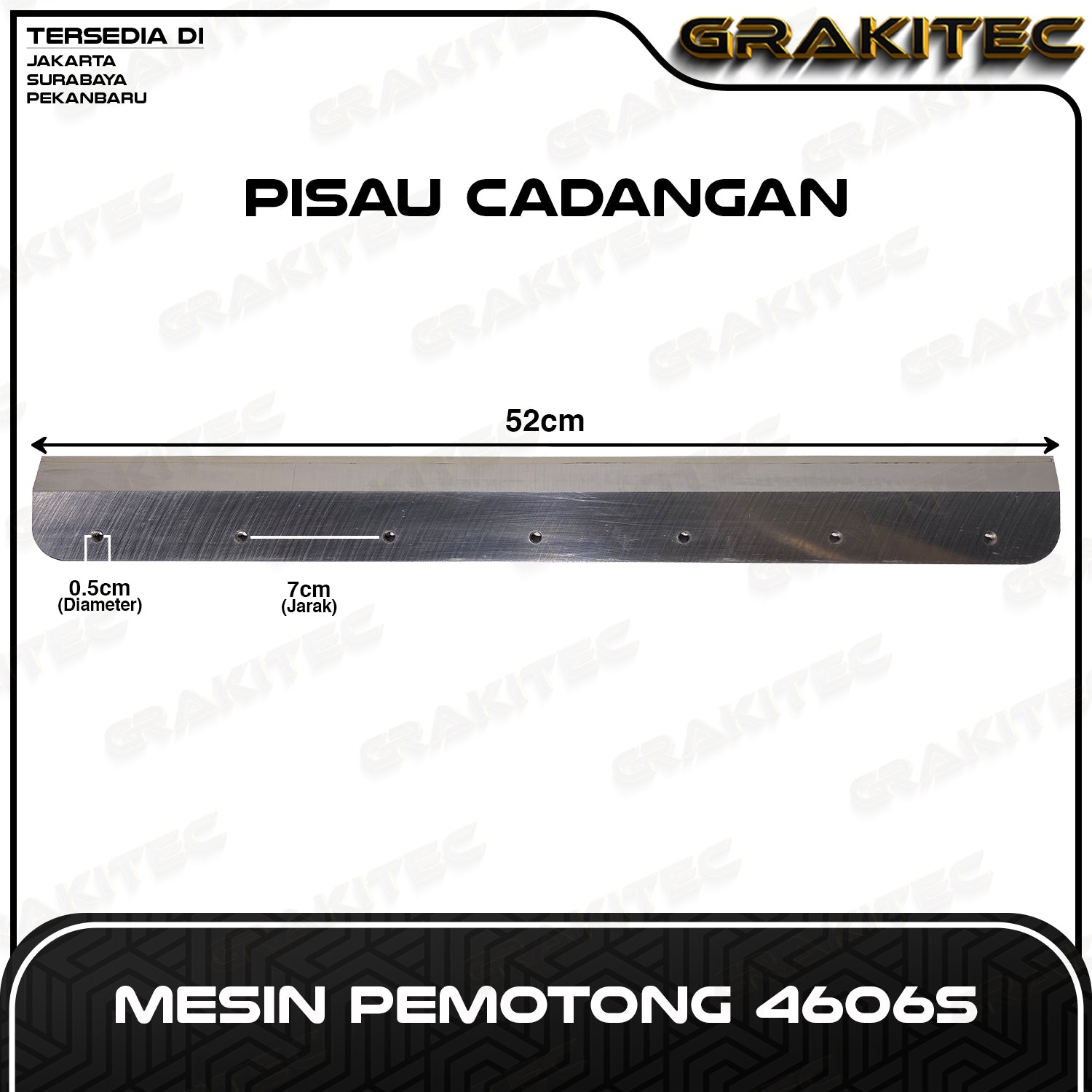 Pisau Cadangan Mesin Pemotong 4606S | 4808HD Grakitec