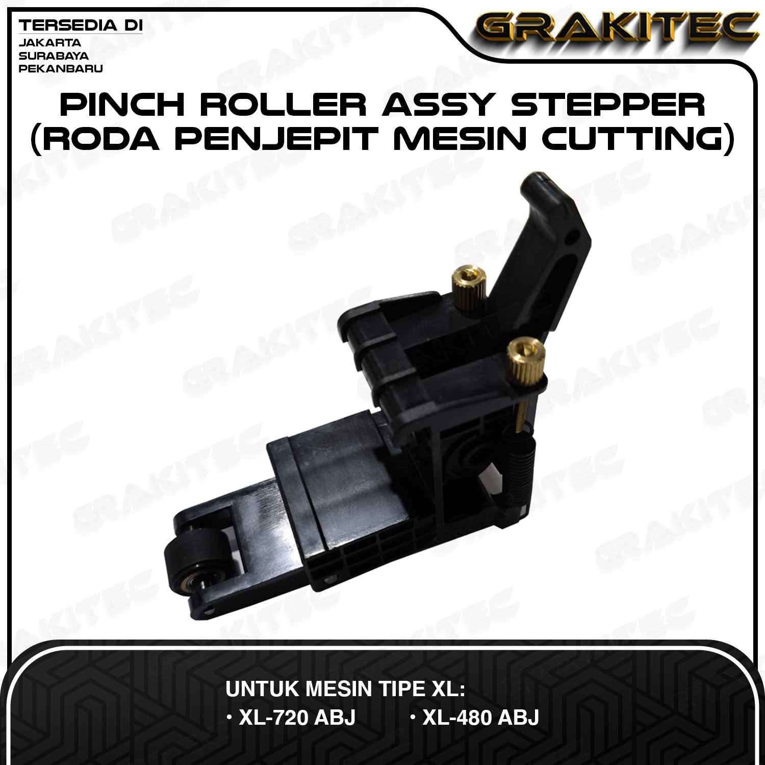 Roller Roda Penjepit Mesin Cutting Grakitec  Pinch Roller Assy untuk XL 720 ABJ / XL 480 ABJ