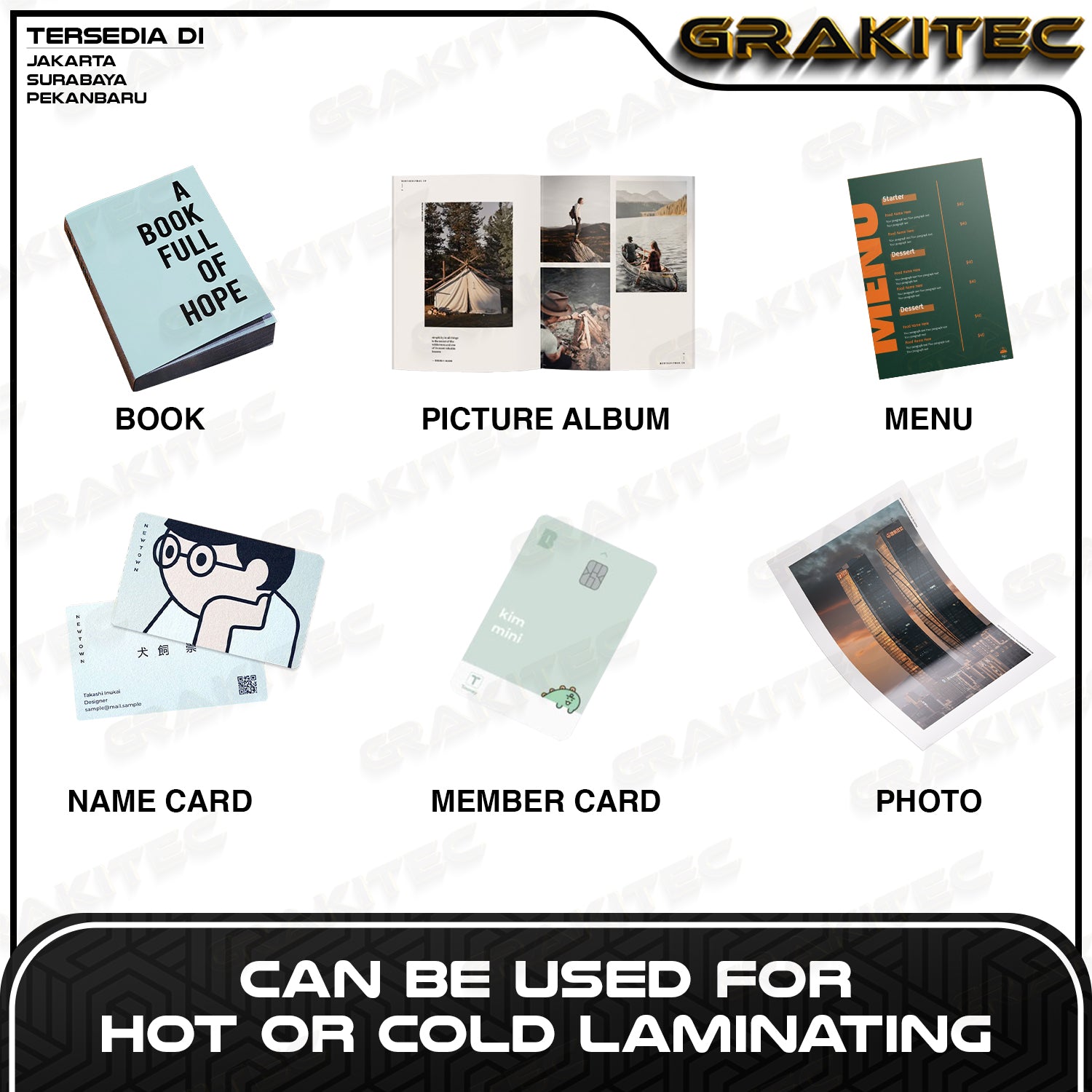 Grakitec Mesin Laminating Roll A3 DC380A | DC380C - Hot Roll Laminator Pemanas Besi Roll Besar