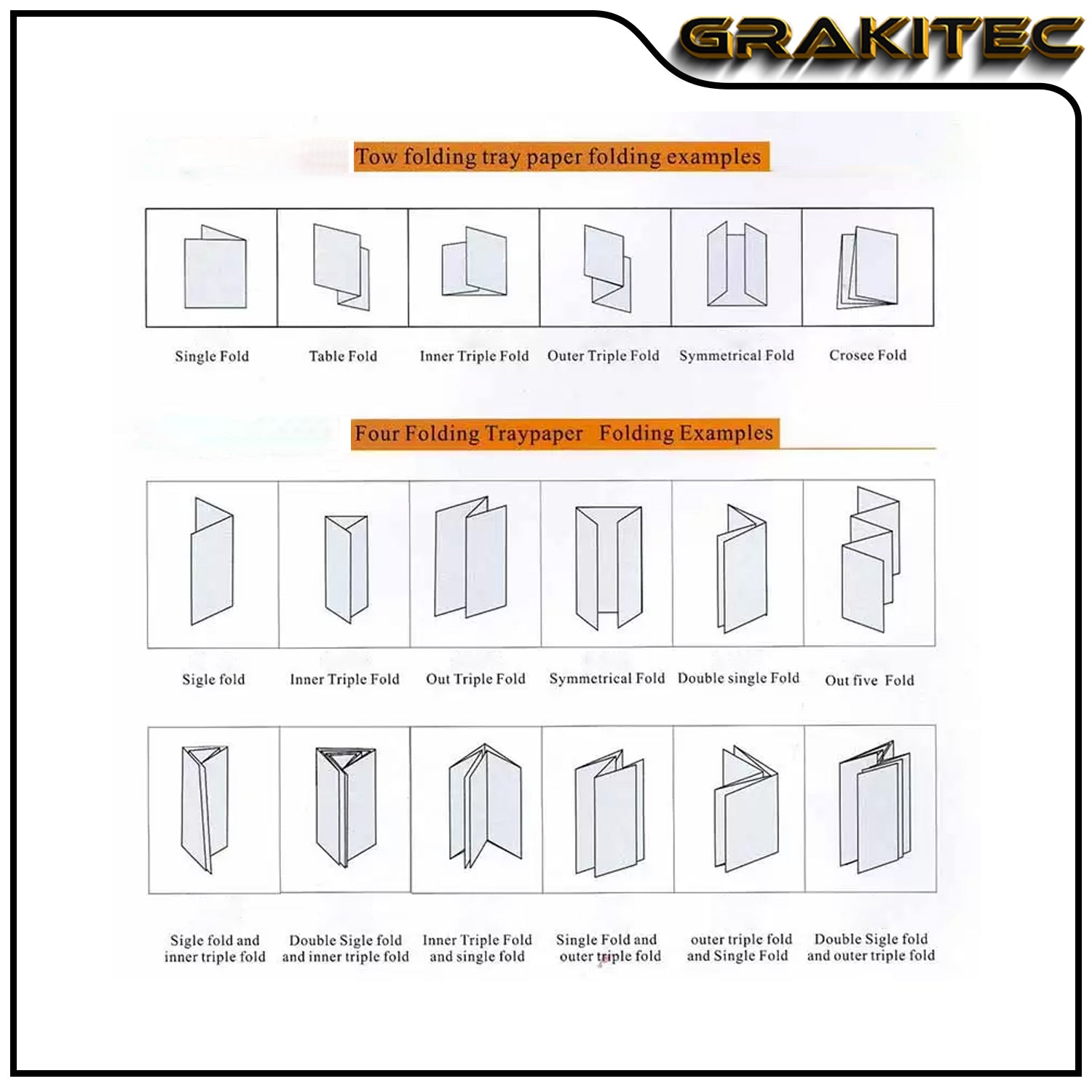 Grakitec Mesin Lipat Kertas Otomotis ZE-8B/4 Automatic Paper Folding Machine
