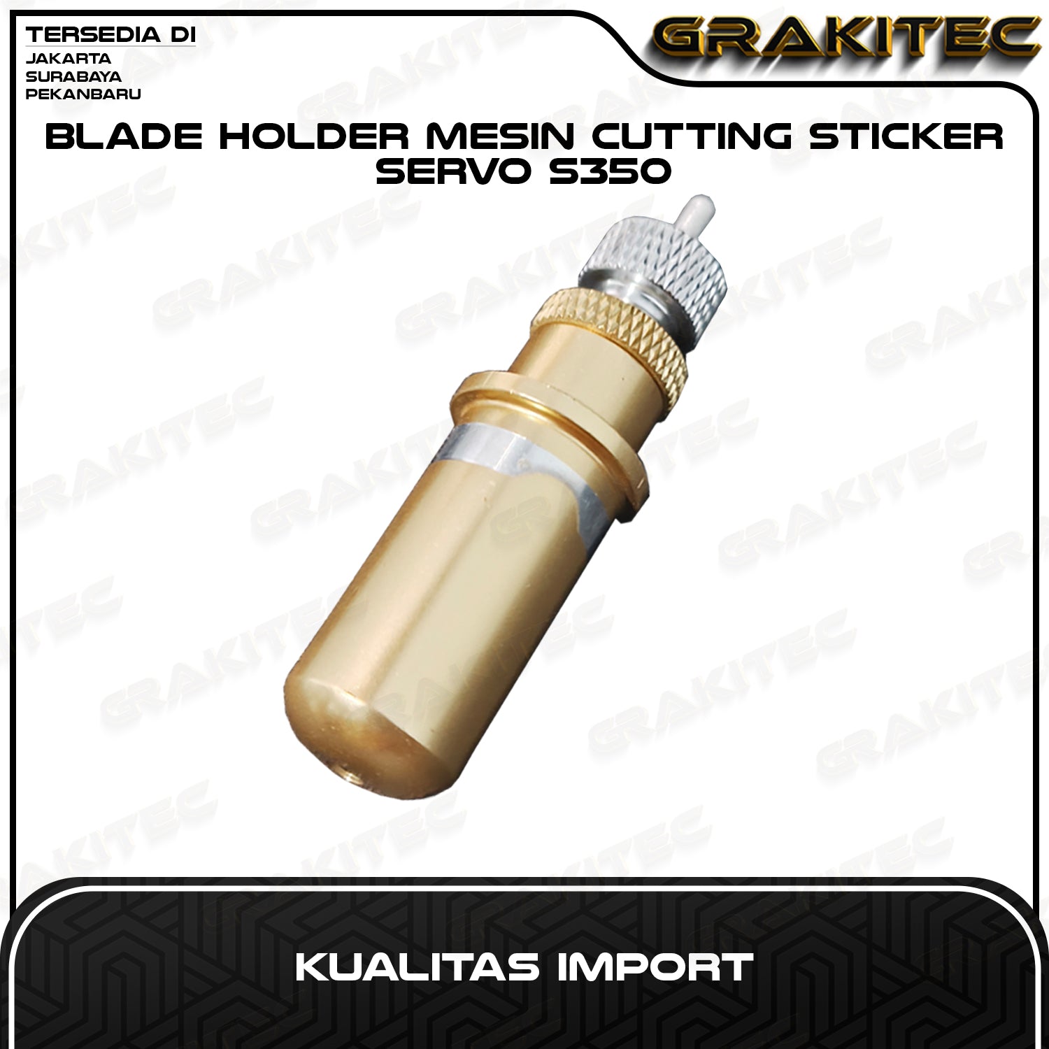 Grakitec Blade Holder / Rumah Jarum / Pisau Mesin Cutting Sticker Grakitec Servo / K-1200 JK / XL / XL PRO / GC / YS / A490 / Servo / K-1200 Series