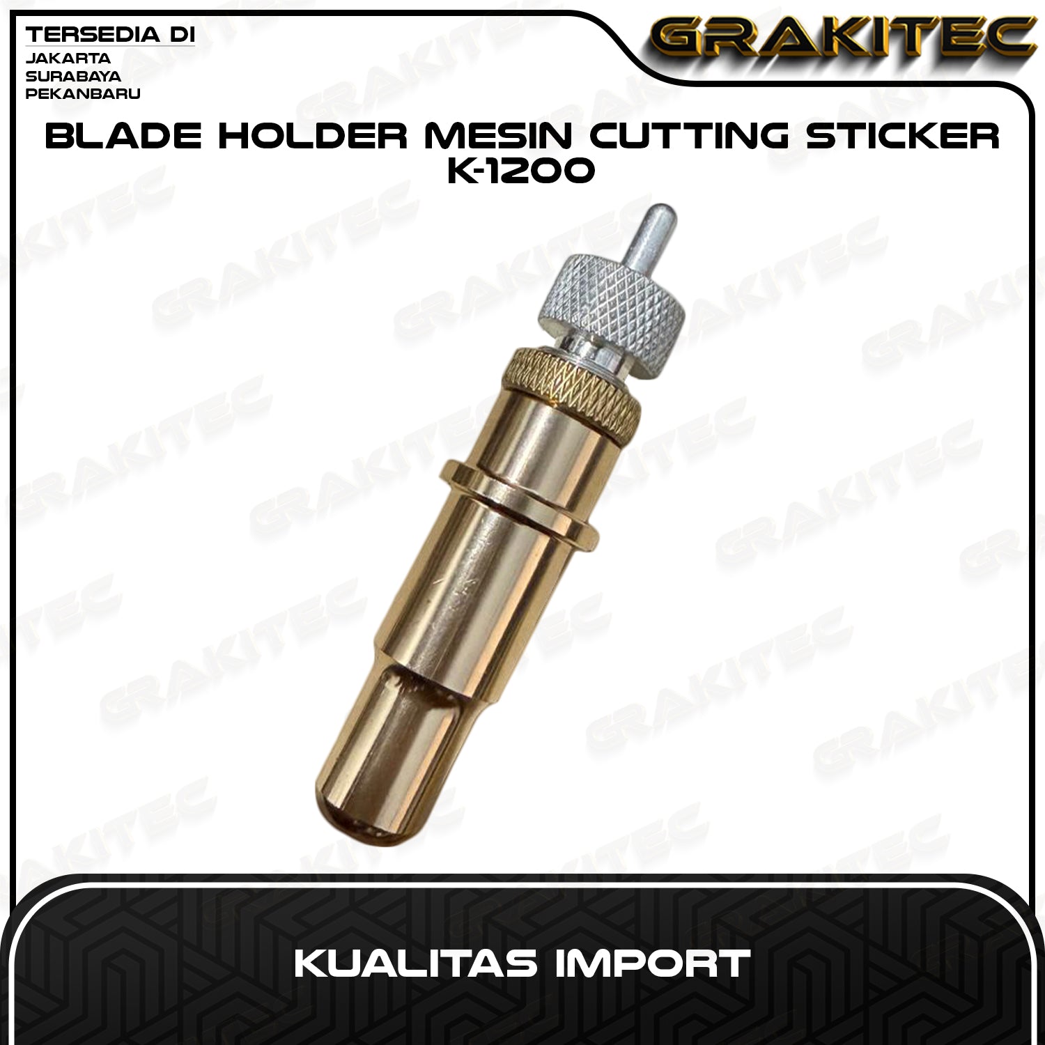 Grakitec Blade Holder / Rumah Jarum / Pisau Mesin Cutting Sticker Grakitec Servo / K-1200 JK / XL / XL PRO / GC / YS / A490 / Servo / K-1200 Series