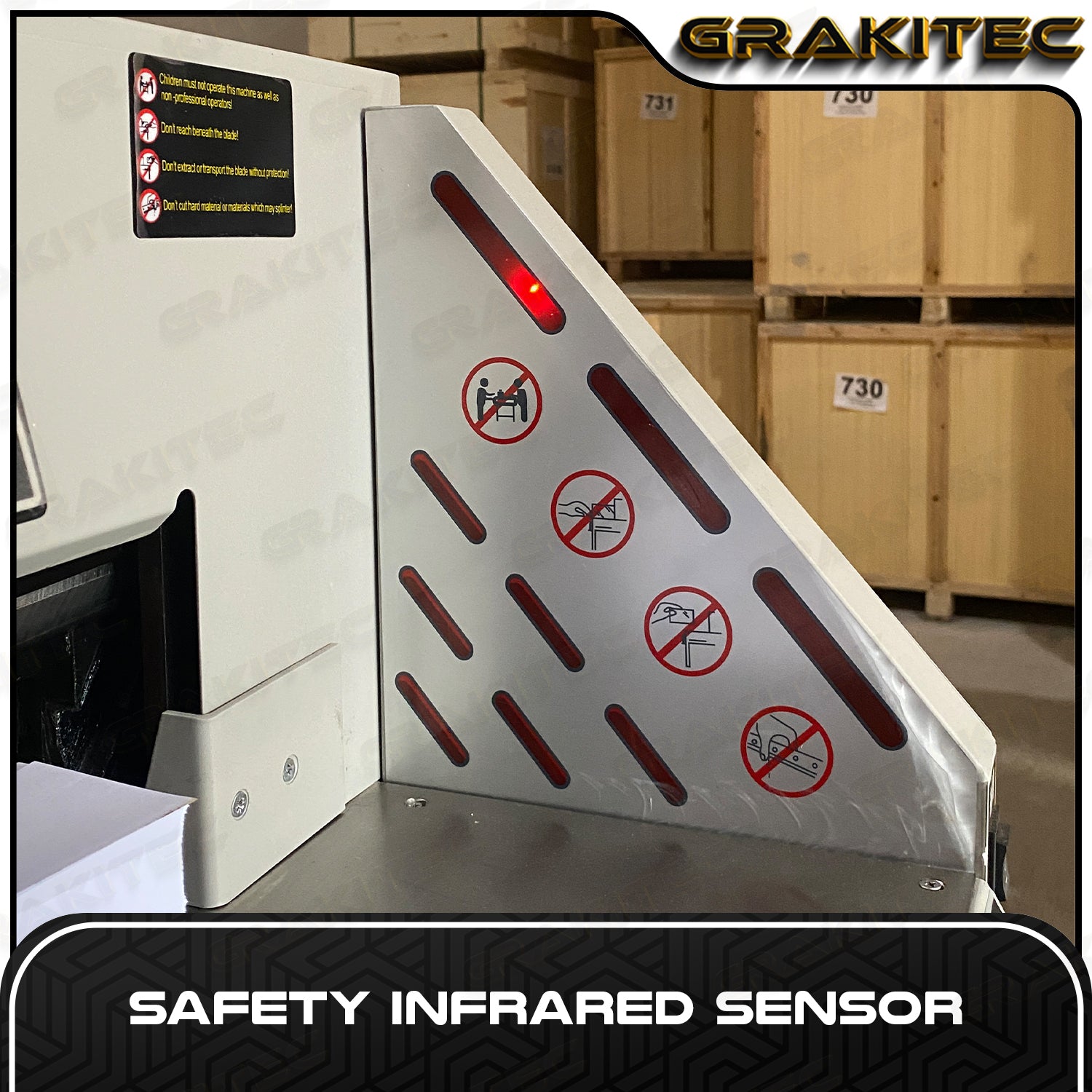 Grakitec 4908R Mesin Pemotong Kertas Listrik / 4908R Electric Paper Cutting Machine