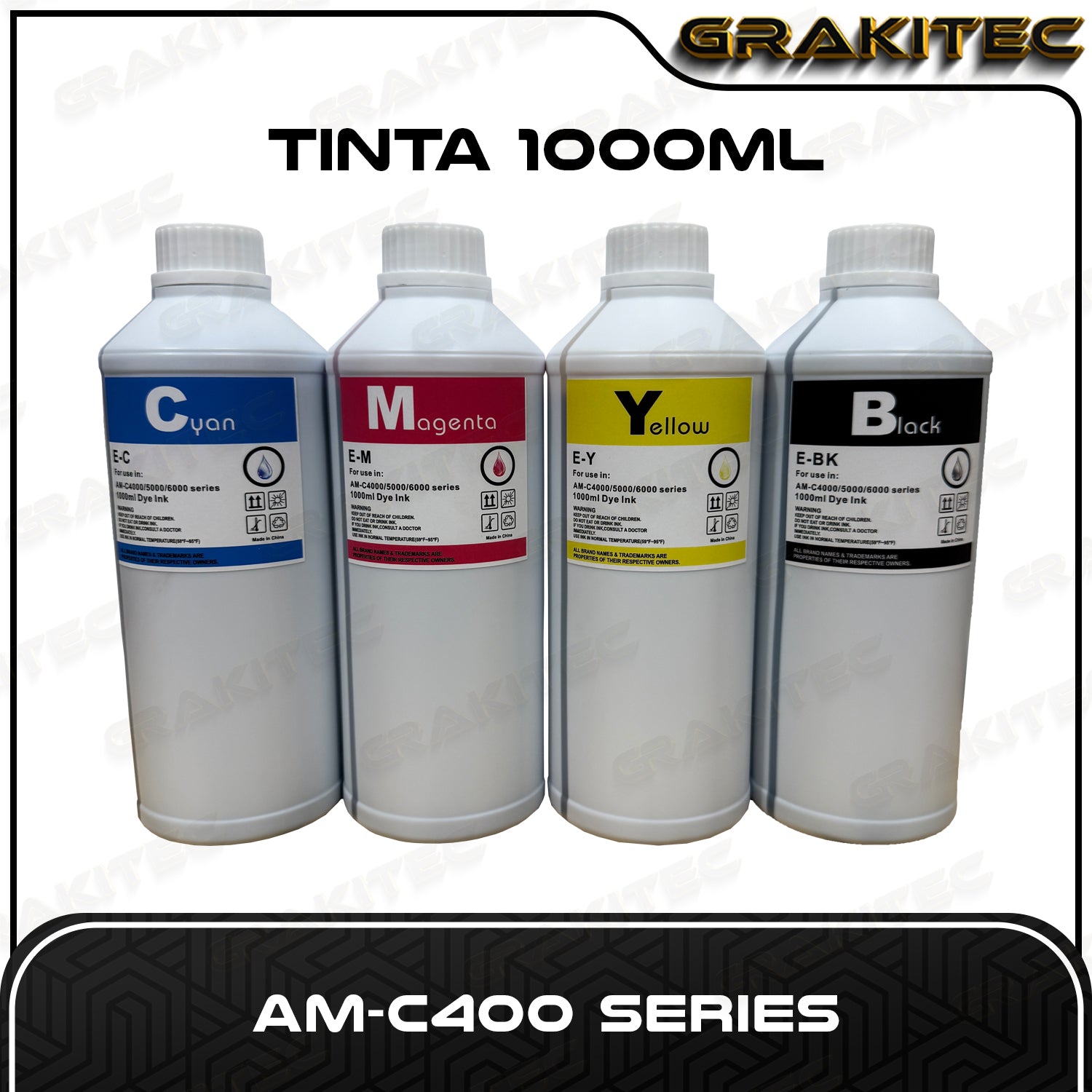Tinta Dye 1 Liter AMC Series | AMC 400 550 5000 6000 Grakitec