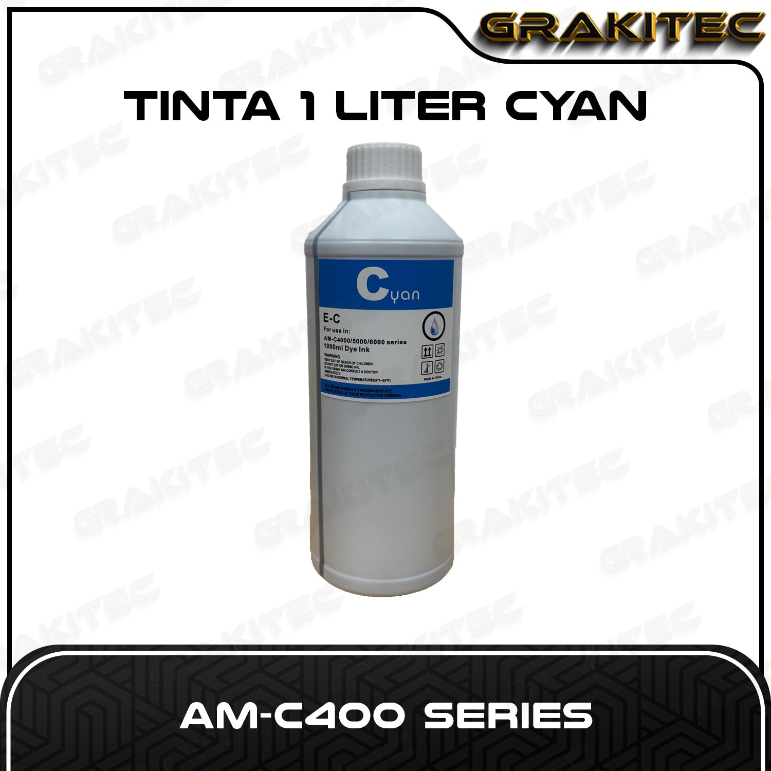 Tinta Dye 1 Liter AMC Series | AMC 400 550 5000 6000 Grakitec